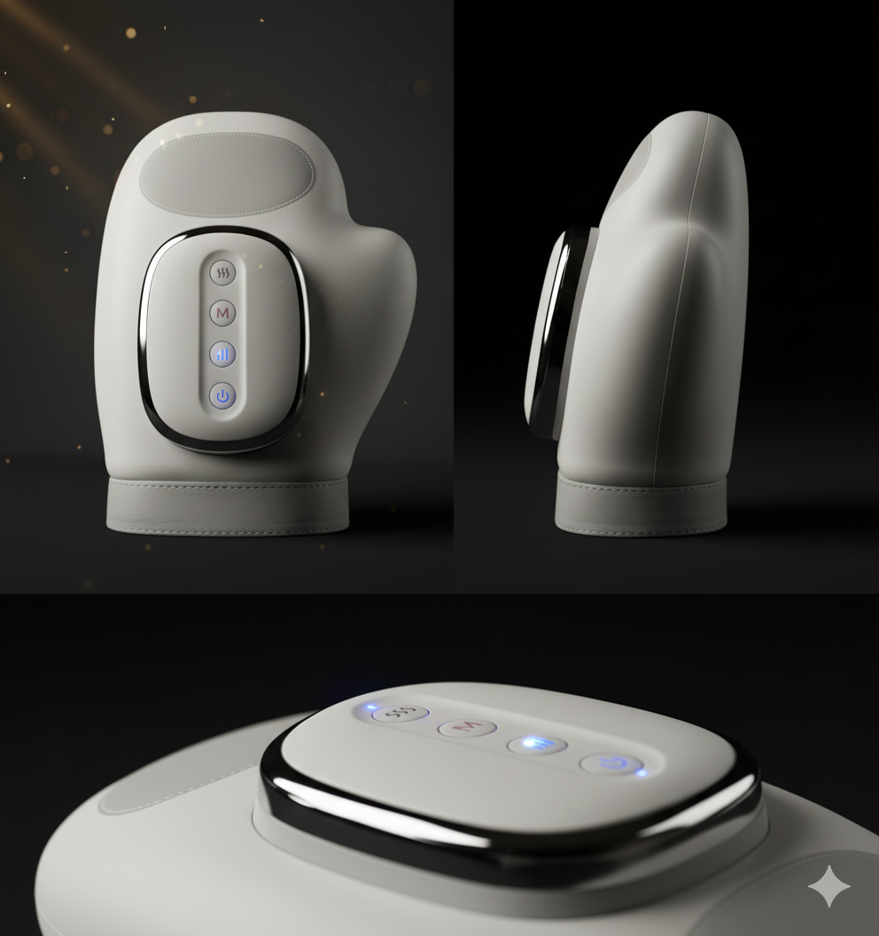 Elixr™ HandEase Glove, Therapeutic Hand Massager